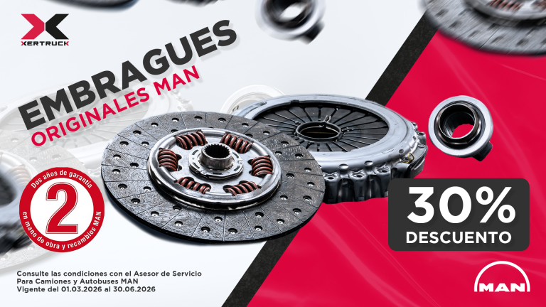 Campaña especial en embragues MAN: 30% de descuento en embragues originales